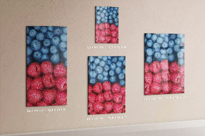 Magnet board Bosbessen en frambozen