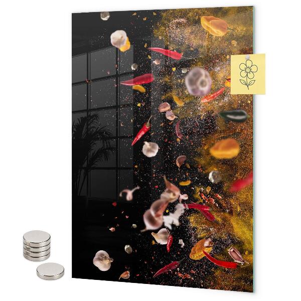 Magneet bord Een explosie aan smaken