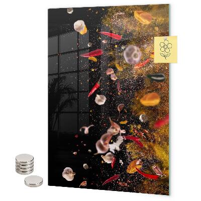 Magneet bord Een explosie aan smaken