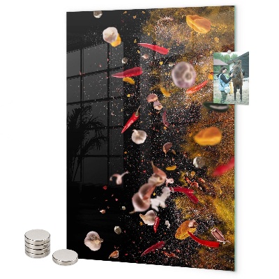 Magneet bord Een explosie aan smaken