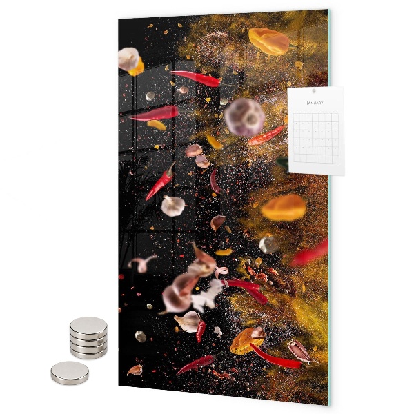 Magneet bord Een explosie aan smaken