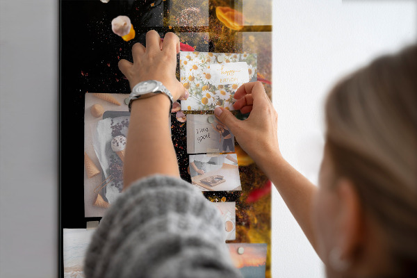 Magneet bord Een explosie aan smaken