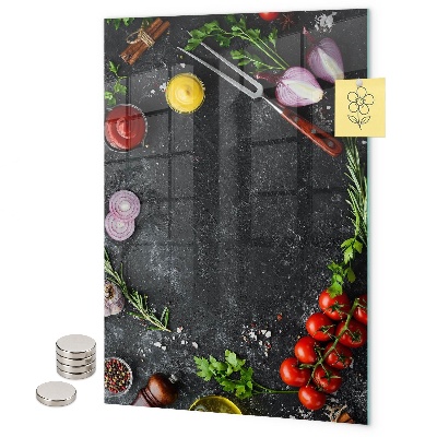 Magnet board Smaaktabel