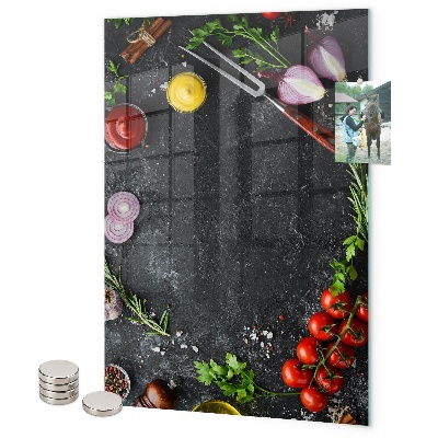 Magnet board Smaaktabel