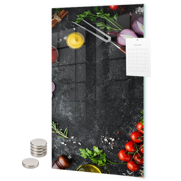Magnet board Smaaktabel