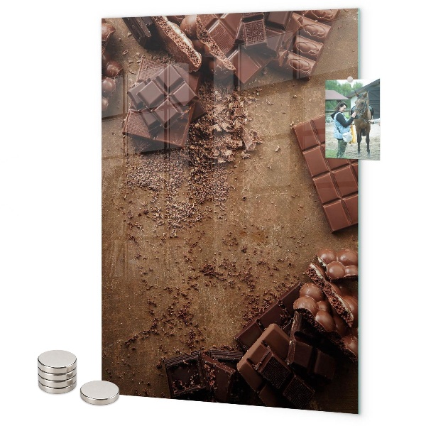 Magnet board Chocoladeblokjes