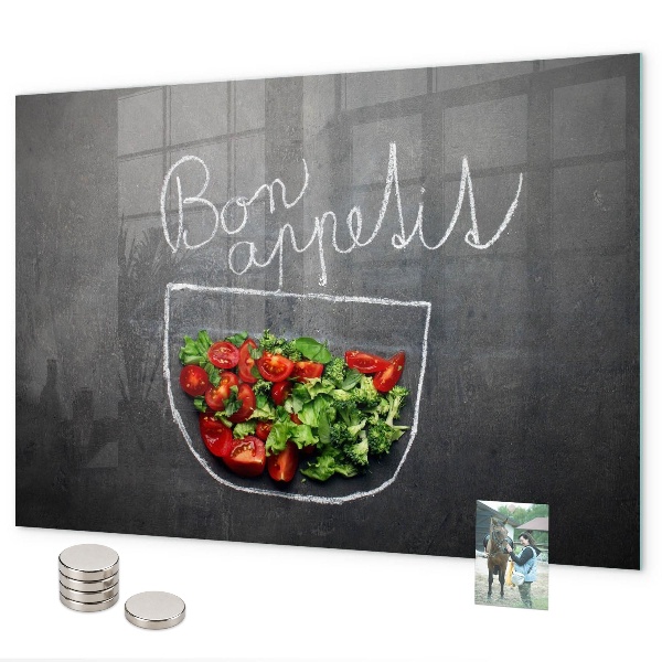 Magneetbord De inscriptie Eet smakelijk