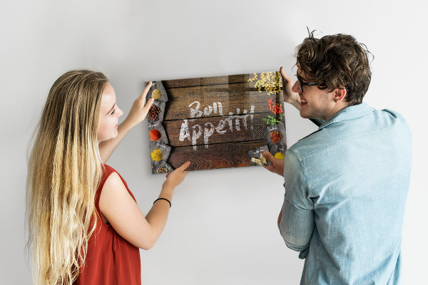 Magneetbord Eet smakelijk inscriptie