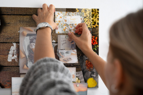 Magneetbord Eet smakelijk inscriptie