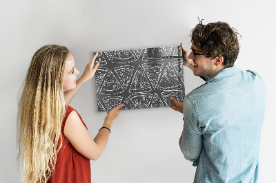 Magnetisch bord Beschilderde pizza