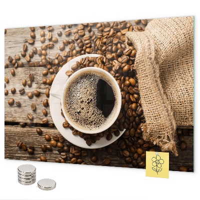 Magneetbord Een zak koffie