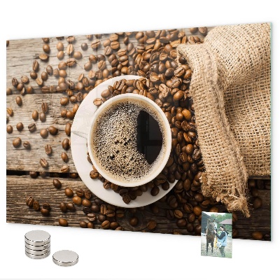 Magneetbord Een zak koffie