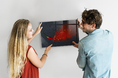 Magneetbord Rode specerij