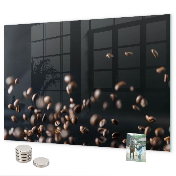 Magnetisch bord Koffiebonen