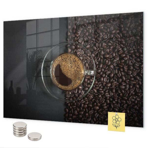 Magnetisch bord Een kopje koffie