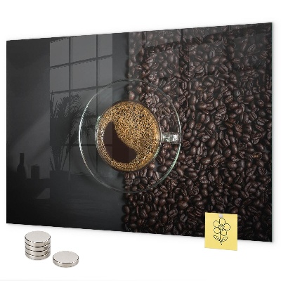 Magnetisch bord Een kopje koffie