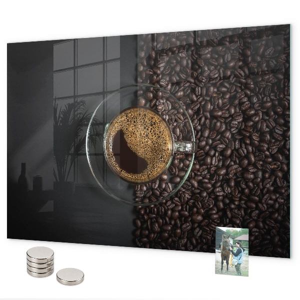 Magnetisch bord Een kopje koffie