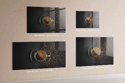 Magnetisch bord Een kopje koffie