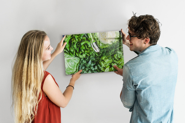 Magnetisch bord Groene groenten