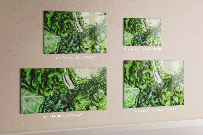 Magnetisch bord Groene groenten
