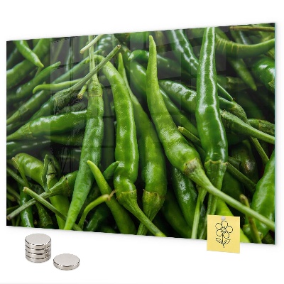 Magnetisch bord Groene paprika