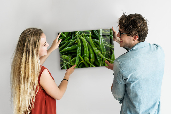 Magnetisch bord Groene paprika