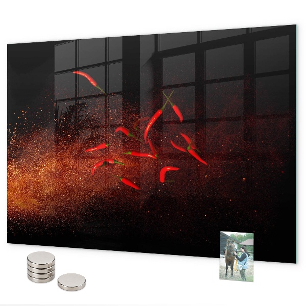 Magnetisch bord Chilipepers