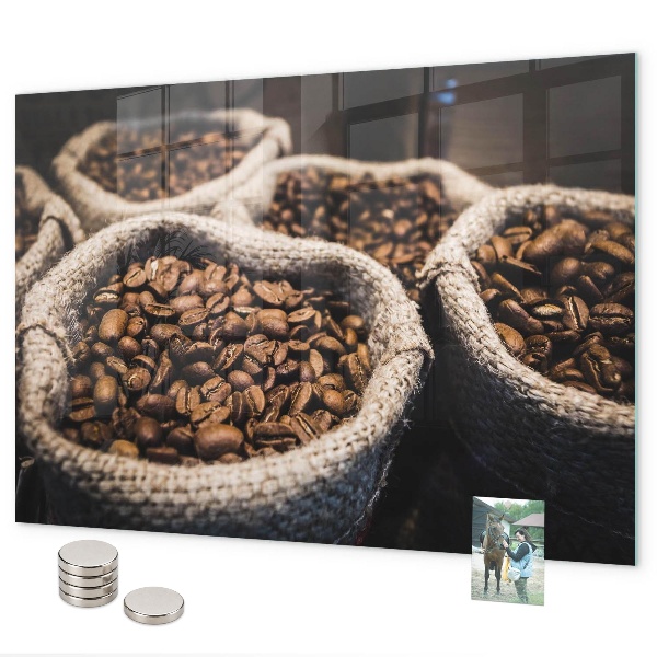 Magnetisch bord Koffiezakken