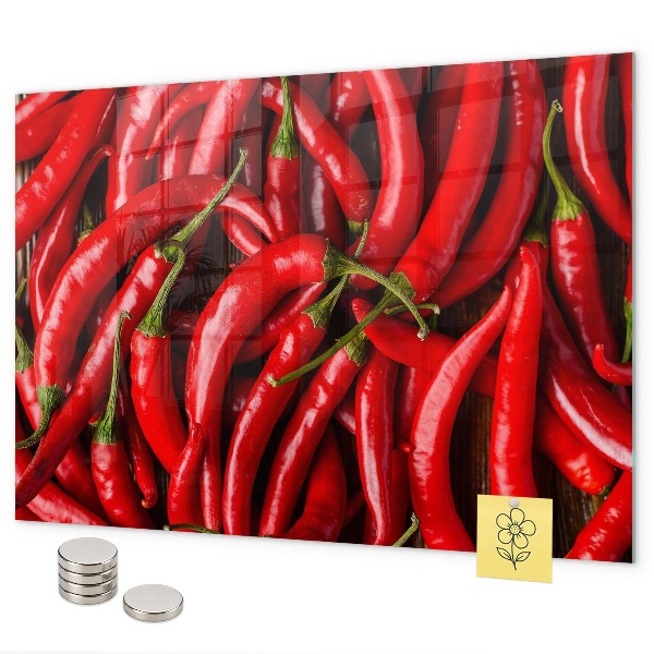 Magneetbord Hete pepers