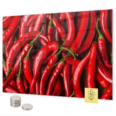 Magneetbord Hete pepers