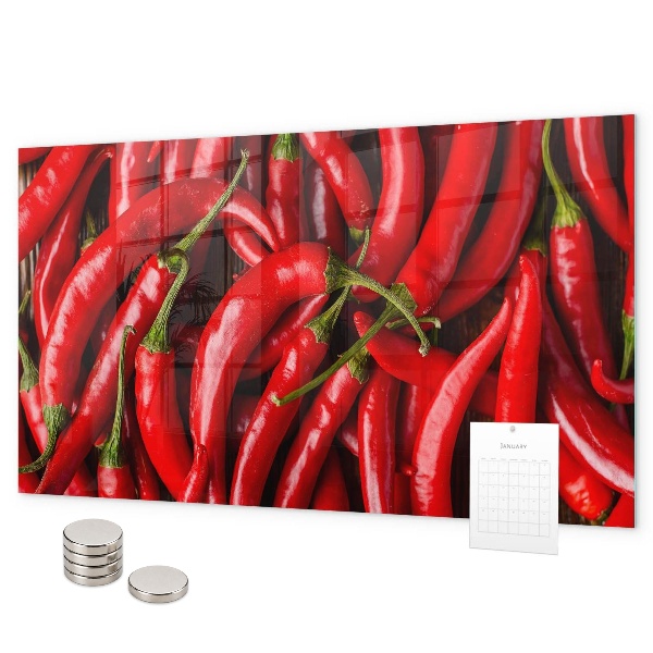 Magneetbord Hete pepers