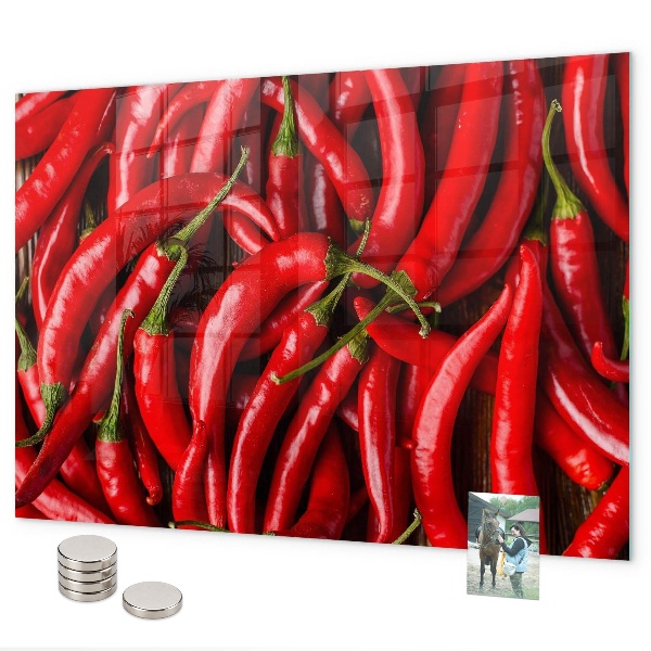 Magneetbord Hete pepers