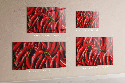 Magneetbord Hete pepers
