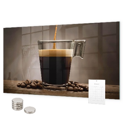 Magneetbord Een kopje koffie
