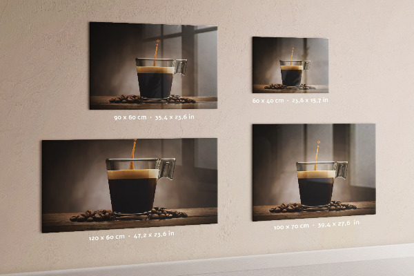 Magneetbord Een kopje koffie