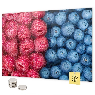Magnetisch bord Bosbessen en frambozen