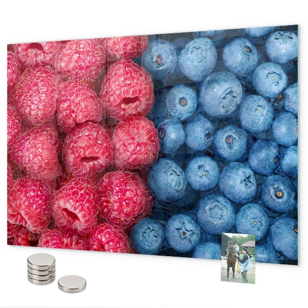 Magnetisch bord Bosbessen en frambozen