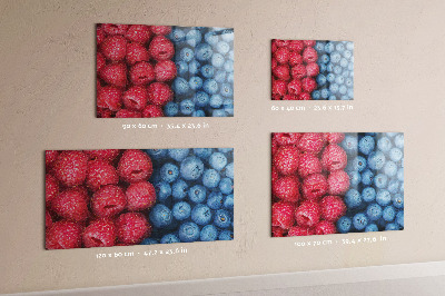 Magnetisch bord Bosbessen en frambozen