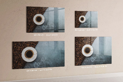 Magnetisch bord Een kopje koffie