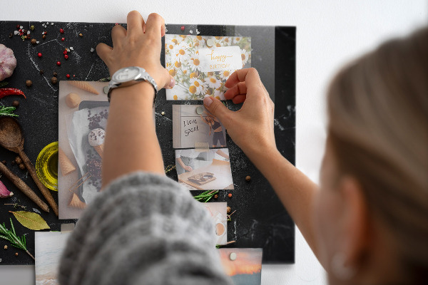 Magneetbord Specerijen op het aanrecht