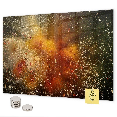 Magneetbord Specerijenabstractie