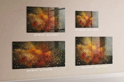 Magneetbord Specerijenabstractie