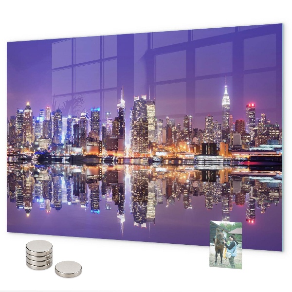 Magneetbord New York 's nachts