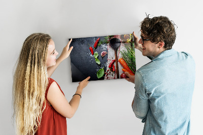 Magnetisch bord Groenten