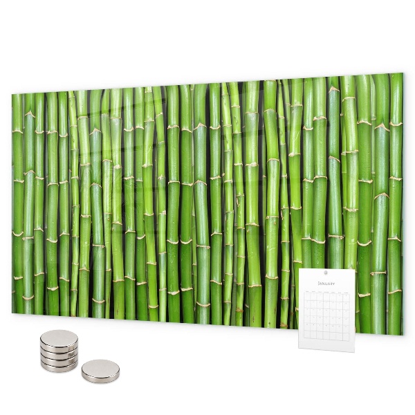 Magnetisch bord Bamboe muur