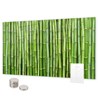 Magnetisch bord Bamboe muur