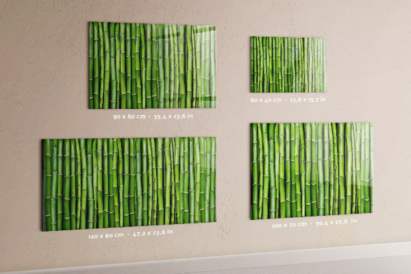 Magnetisch bord Bamboe muur