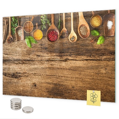 Magnetisch bord Theelepels kruiden