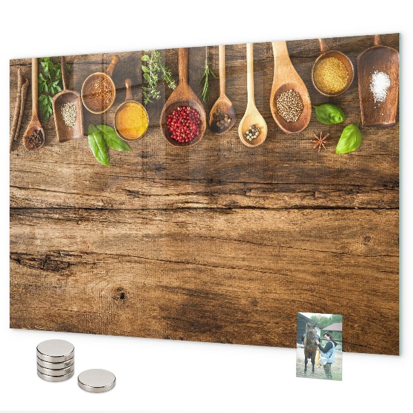 Magnetisch bord Theelepels kruiden