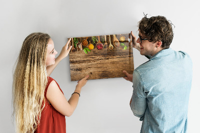 Magnetisch bord Theelepels kruiden